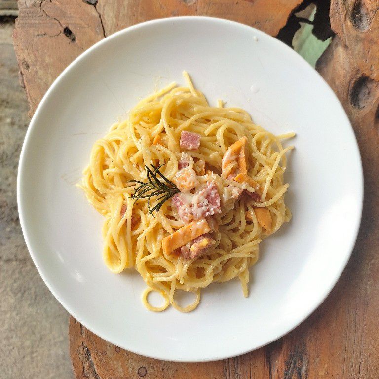 Resep Spaghetti Carbonara Sederhana Rumahan Di Yummy App