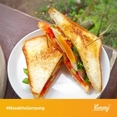 Resep Sandwich Roti Tawar Sosis Sederhana Rumahan di Yummy App