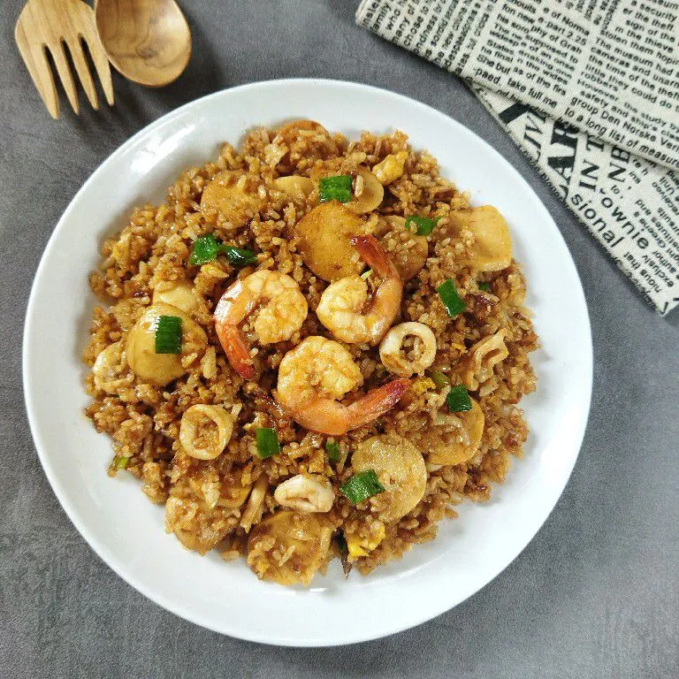 Nasi goreng seafood