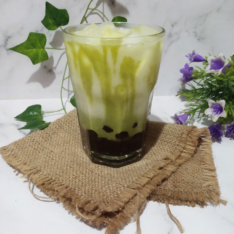 Resep Matcha Latte Boba Sederhana Enak Chef Elsa Agustina