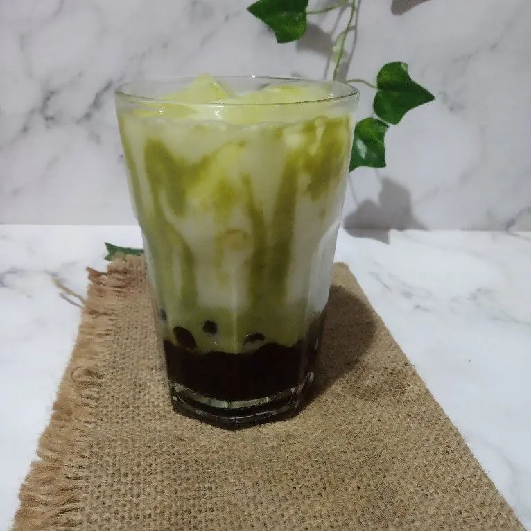 Resep Matcha Latte Boba Sederhana Enak Chef Elsa Agustina