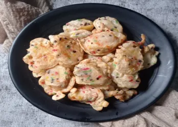 Pisang Goreng Dadu Pandan Meses