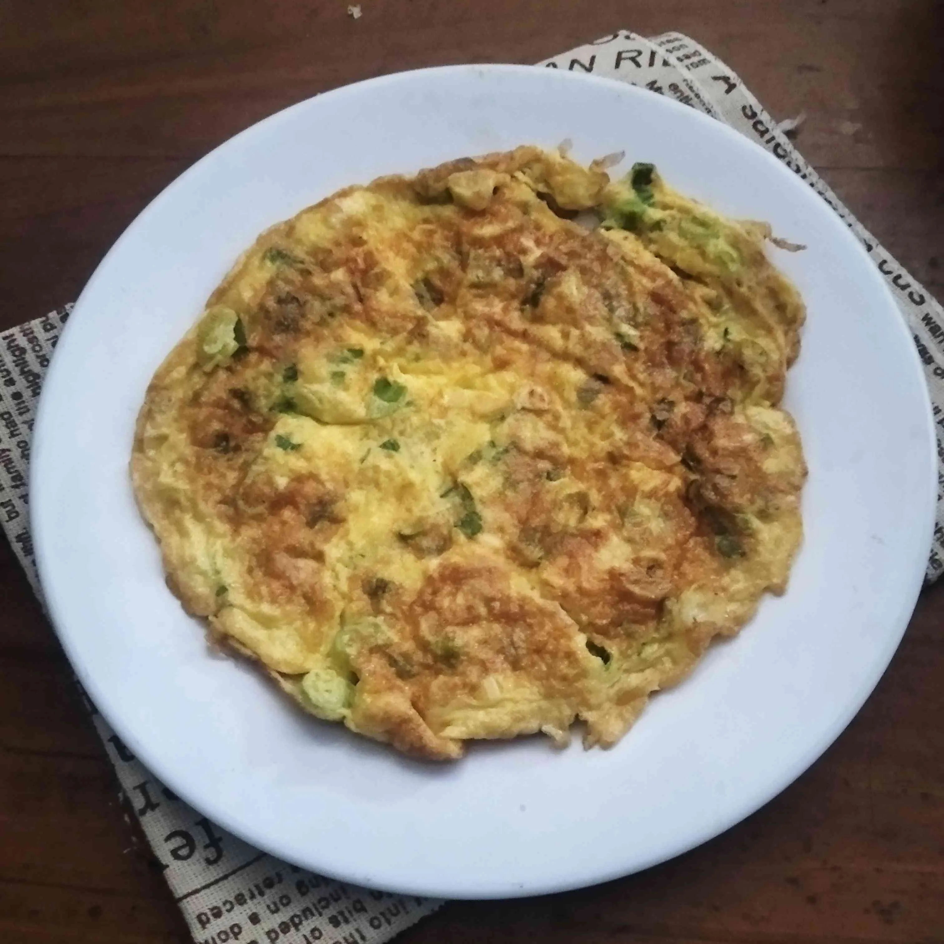 Telur Dadar Daun Bawang