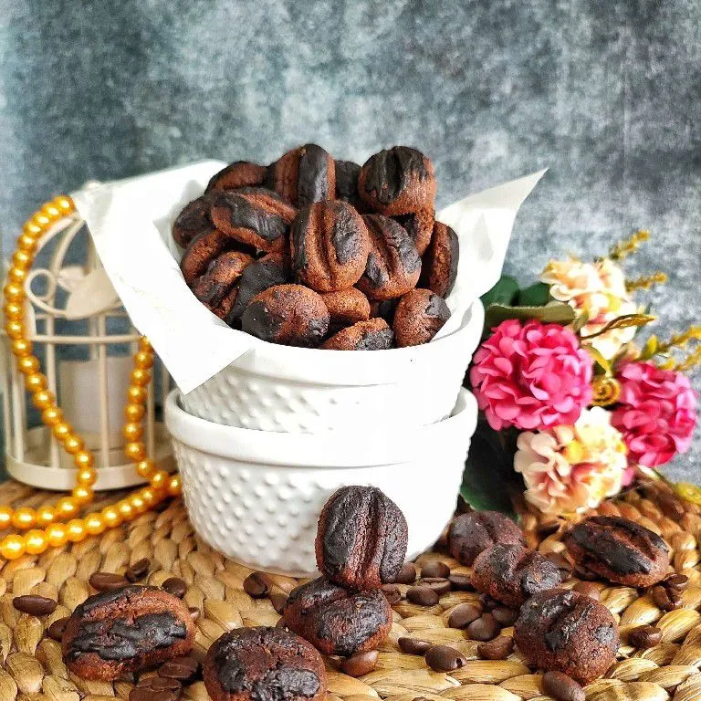 Coffee Bean Cookies With Palm Sugar #KREASIKOPI