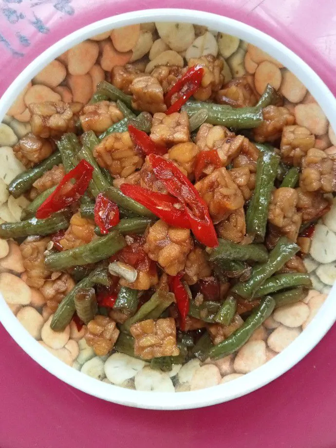 Oseng Tempe Kacang Panjang