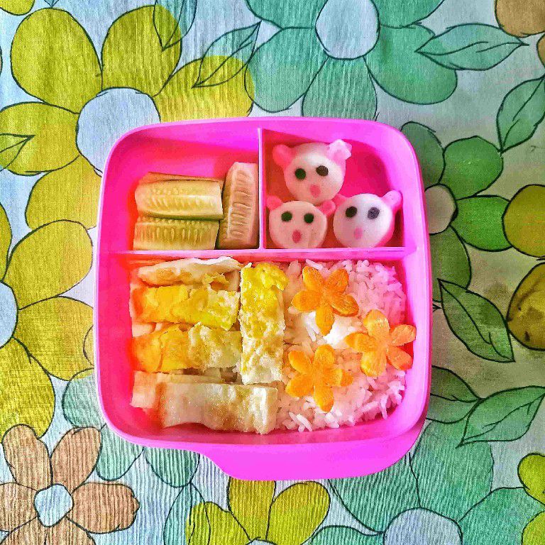 Resep Bento Telur Kotak Bunga Wortel Sederhana Rumahan di Yummy App