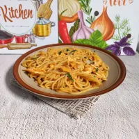 Spaghetti Orak Arik Telur Bebek