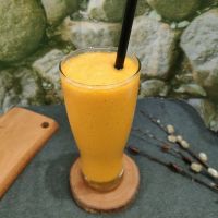 Mango Juice Milk #SmoothiesSobatYummy