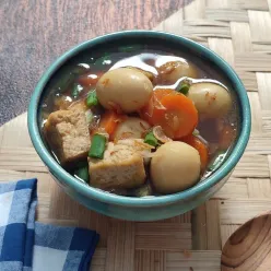 Semur Telur Puyuh Wortel Tahu