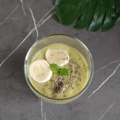 Avocado Banana Honey Smoothie #SmoothiesSobatYummy