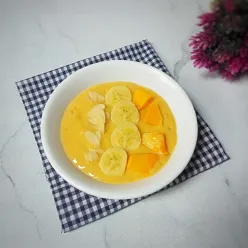 Smoothies Bowl Mango Banana #SmoothiesSobatYummy