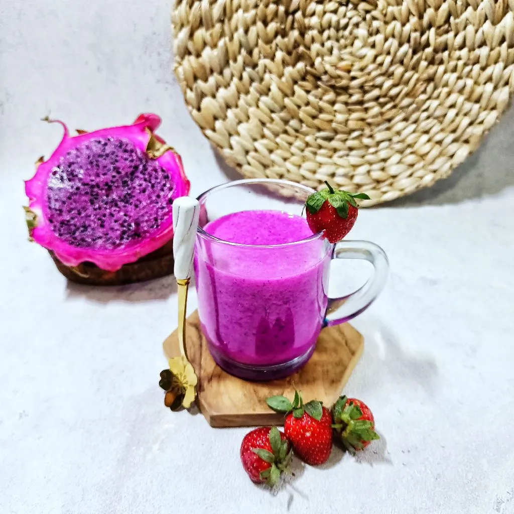 Red Fruits SoyBean Smoothies #SmoothiesSobatYummy