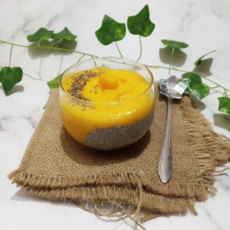 Mango Chia Puding Smoothie #SmoothiesSobatYummy