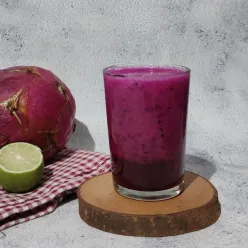 Dragonfruit Lime Smoothies #SmoothiesSobatYummy