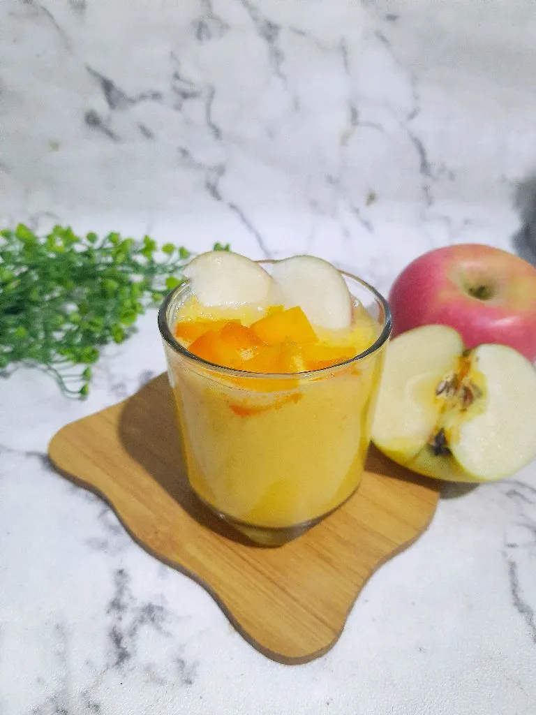 Sweet Delight Mango Apple Smoothies #SmoothiesSobatYummy