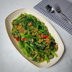 Tumis Kangkung Teri Medan