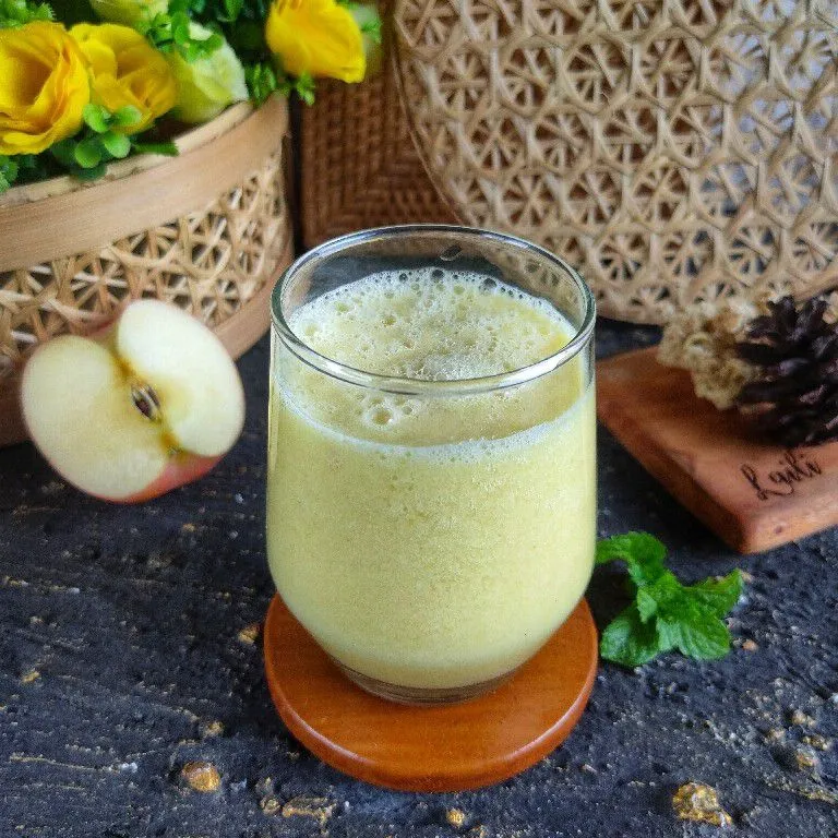 Smoothies Apel dan Nanas #SmoothiesSobatYummy