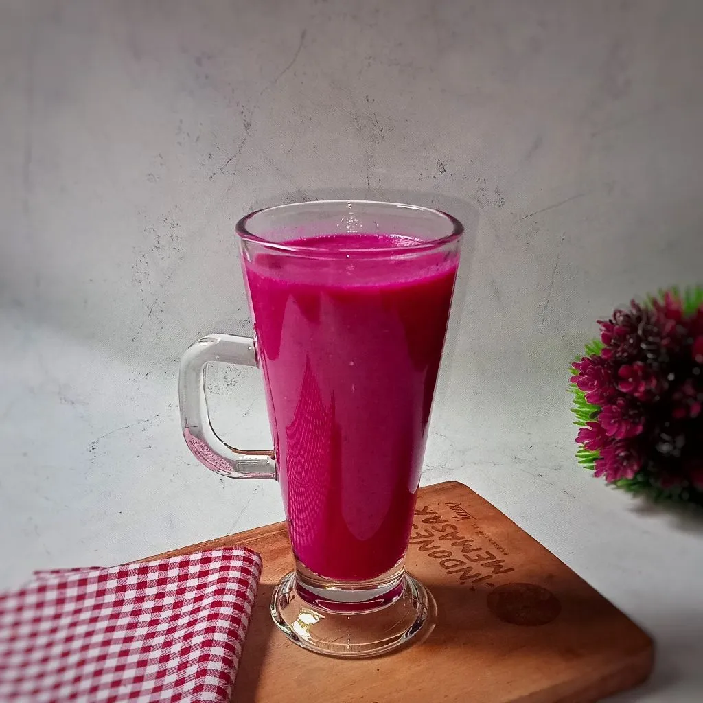 Smoothies Buah Naga Pisang #SmoothiesSobatYummy