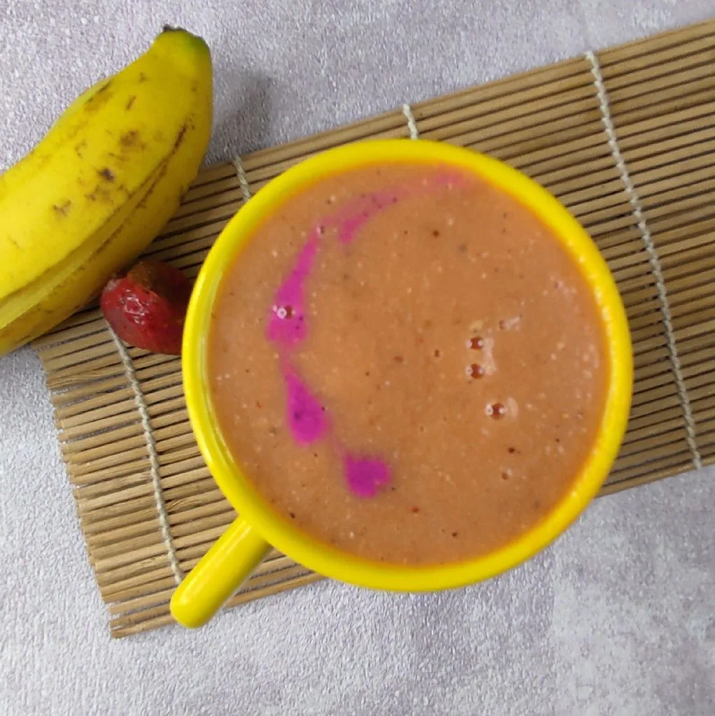 Smoothies Pisang Pepaya Strawberry #SmoothiesSobatYummy