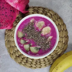 Smoothies Bowl Buah Naga Pisang #SmoothiesSobatYummy