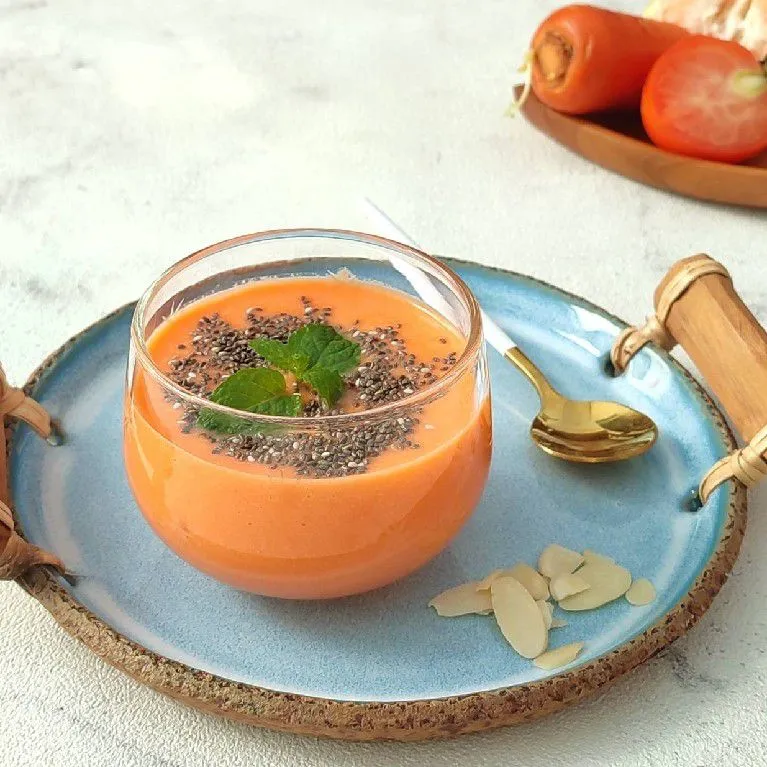 Carrot Tomato Orange Smoothies #SmoothiesSobatYummy