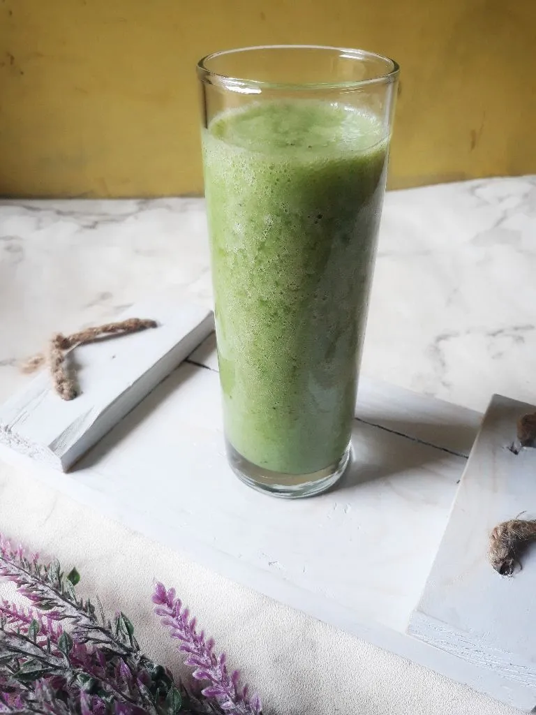 Creamy Spinach Smoothies #SmoothiesSobatYummy