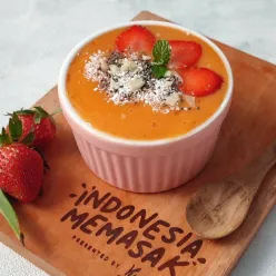 Mango Strawberry Aloe Vera Smoothie #SmoothiesSobatYummy