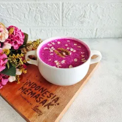 Smoothies Dragonfruit Walnut #SmoothiesSobatYummy