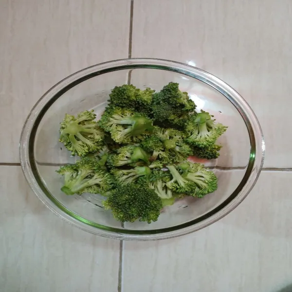 Lalu brokoli siap untuk diolah.