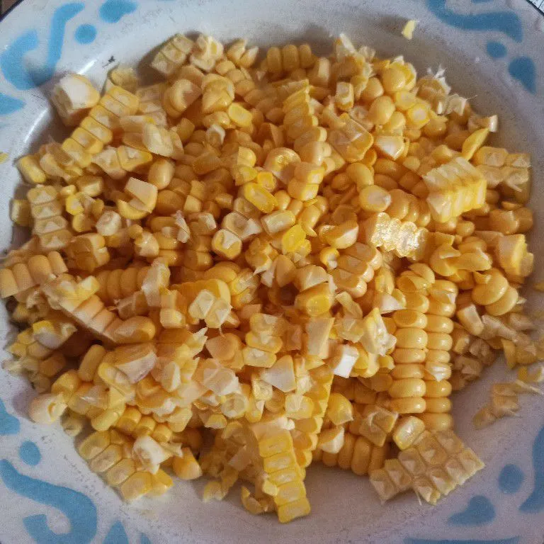 Step 1 Bubur Jagung
