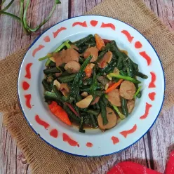 Oseng Kacang Panjang Sawi Bakso