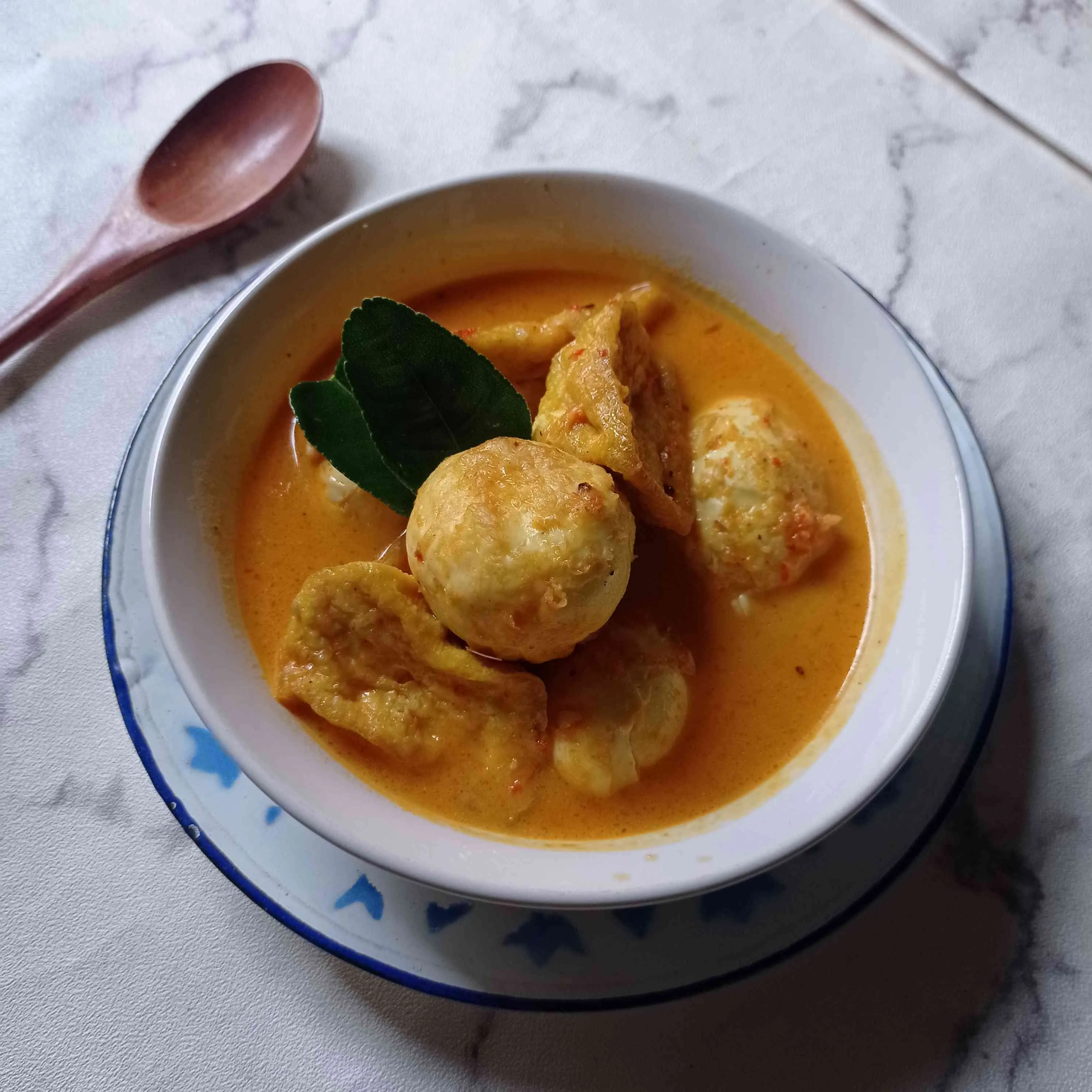 Tahu Telur Santan Bumbu Bali