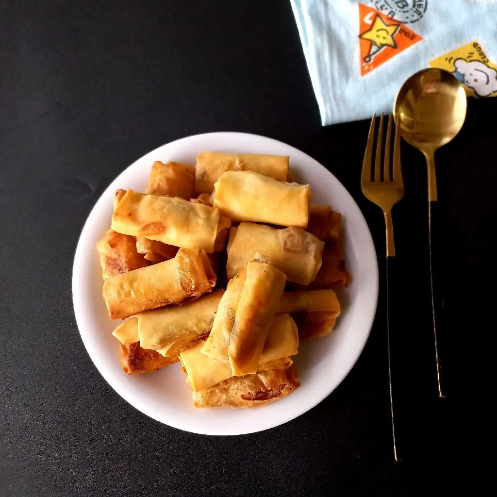 Lumpia Goreng Isi Jamur & Telur