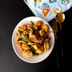 Tahu Jamur Saus Tiram