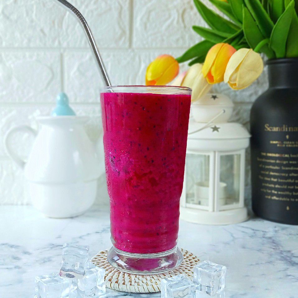 Resep Jus Buah Naga Creamy Sederhana Rumahan di Yummy App