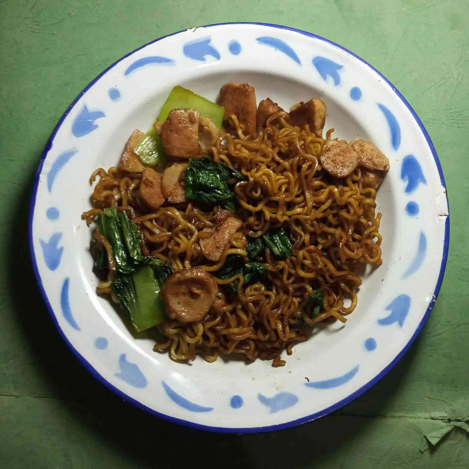 Mie Kecap Pokcoy Baso