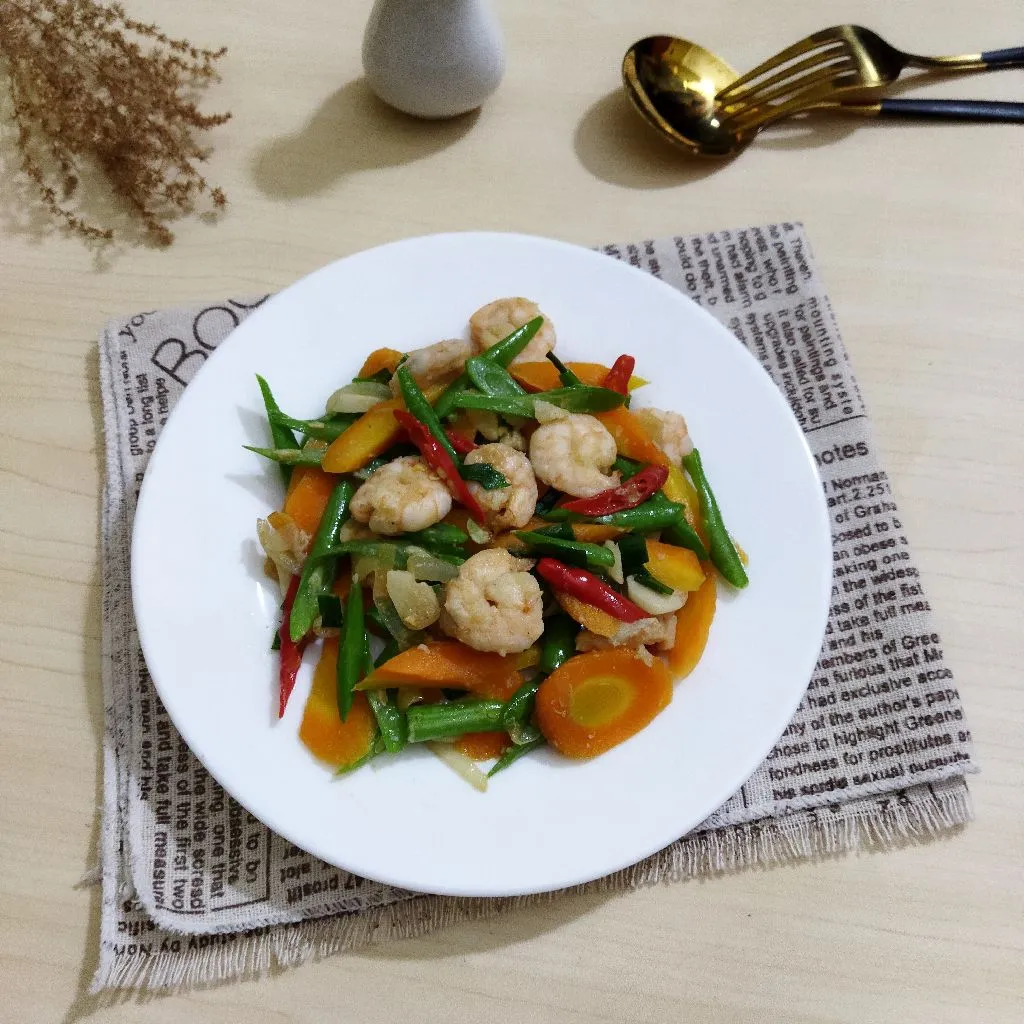 Capcay Udang Sayur