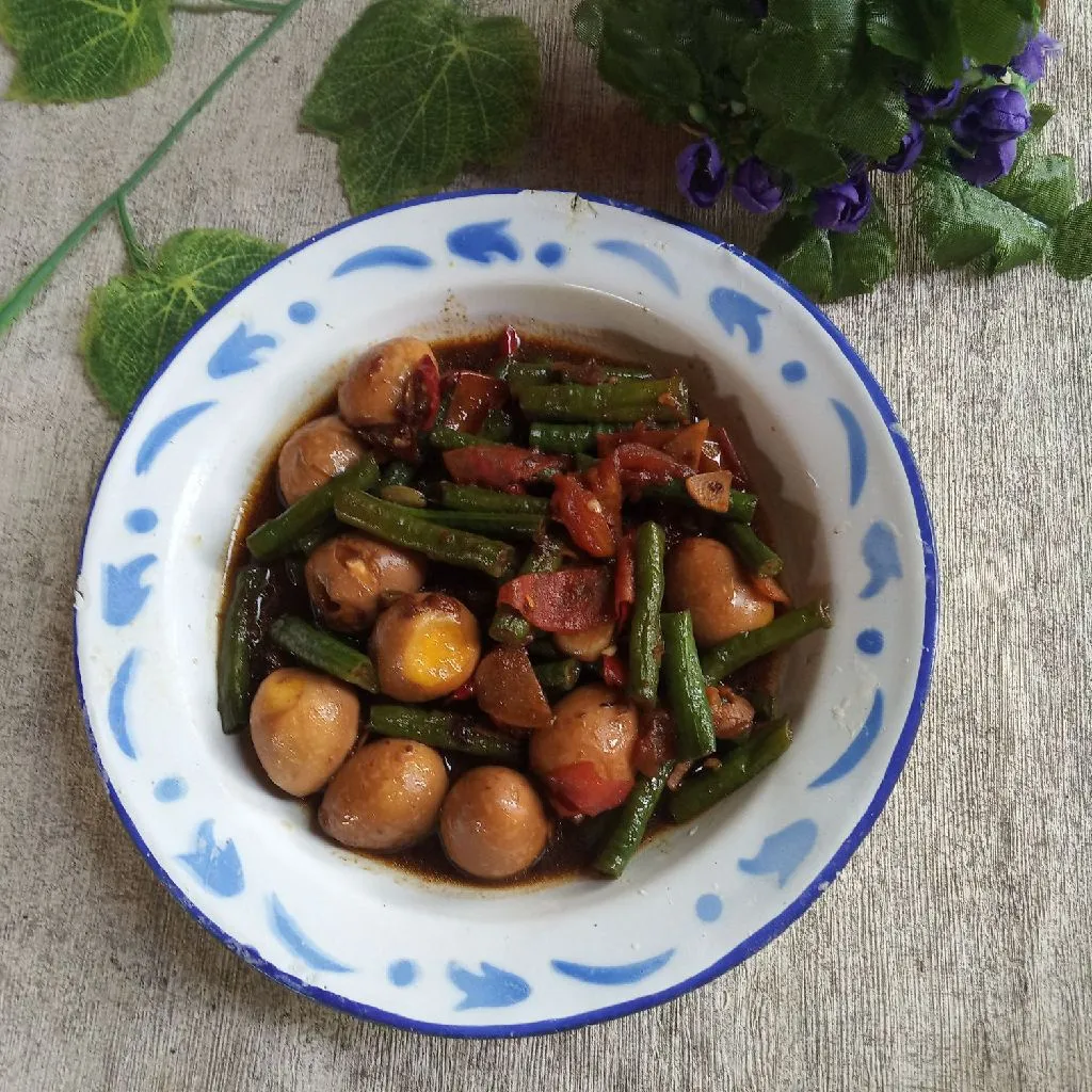 Telur Puyuh Kacang Panjang Kecap