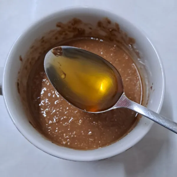 Tambahkan madu secukupnya, aduk rata. Untuk rasa manis sesuai selera.