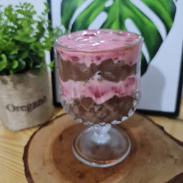 Choco-Berry Silky Pudding Yoghurt