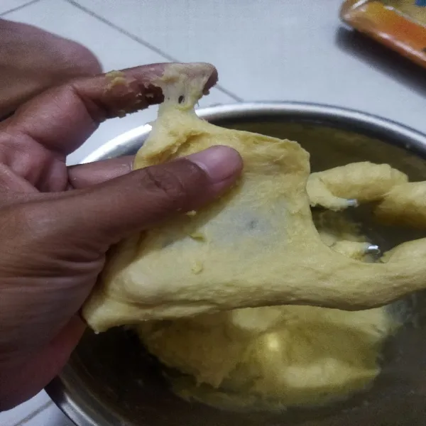 Ulen kembali sampai kalis elastis.