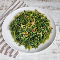 Tumis Kangkung Bunga Pepaya