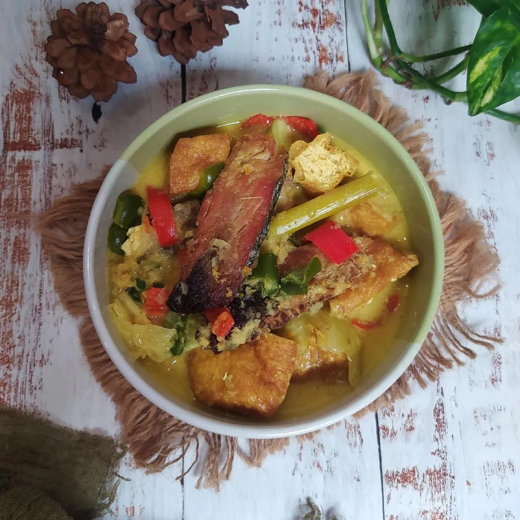 Tongkol Tahu Masak Santan Simple