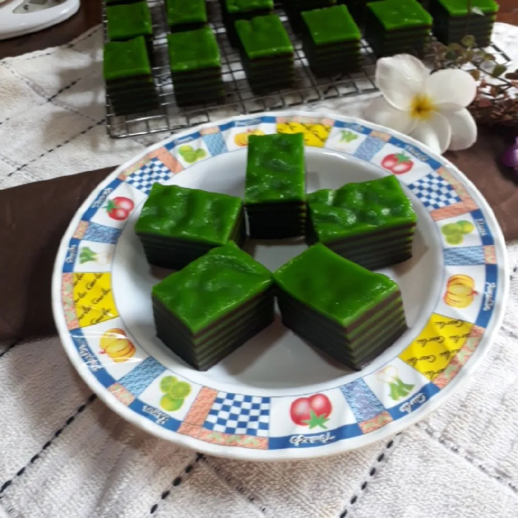 Lapis Pandan Cokelat