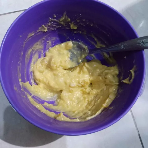 Aduk hingga tercampur rata.