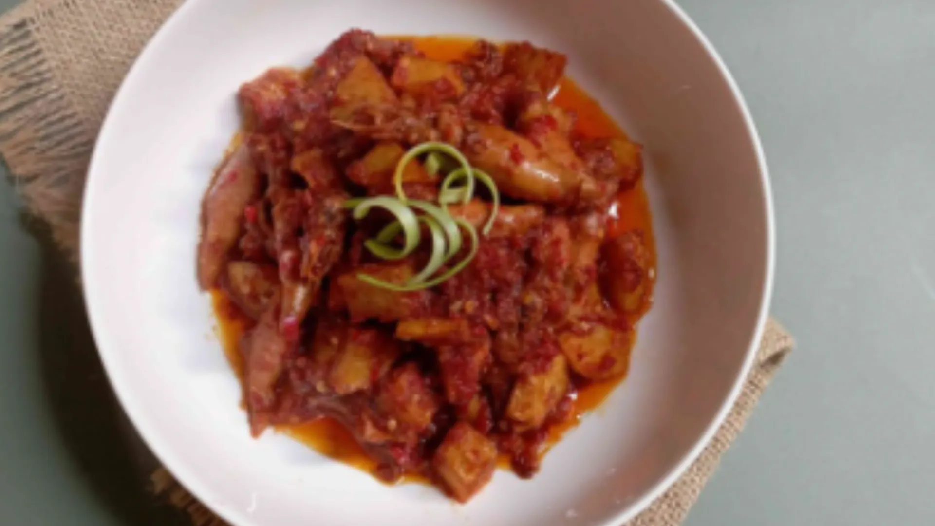 resep balado cumi asin