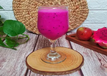 Jus Buah Naga Apel
