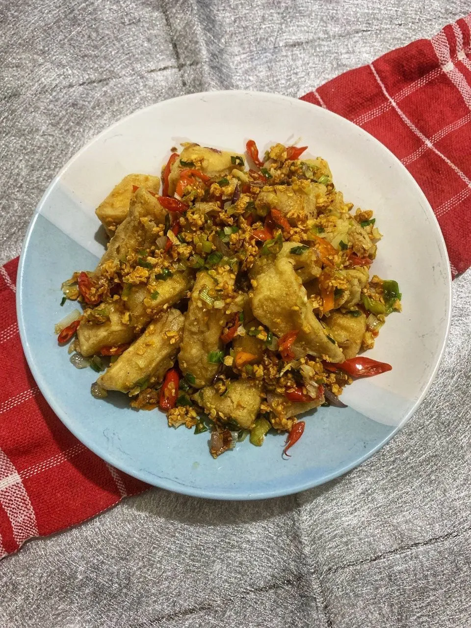 Tahu Goreng Crispy Cabe Garam