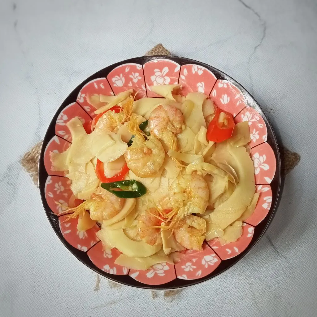 Tumis Rebung Udang