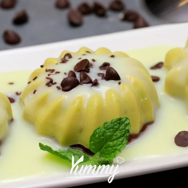 8. Puding Alpukat Fudgy Cokelat